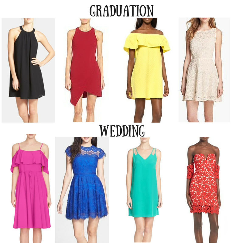 dresses for a graduation guest