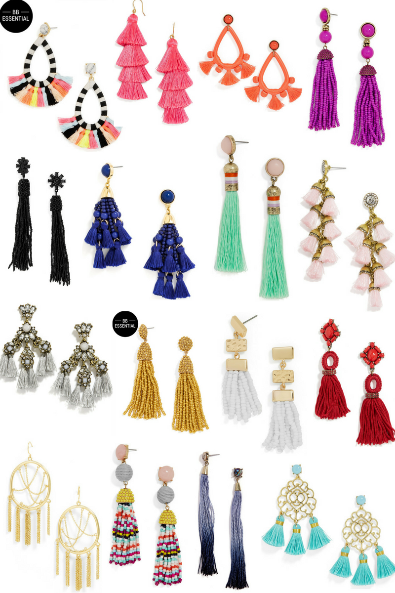 Trending: Tassel Earrings - For The Love Of Glitter