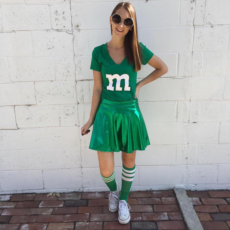 Green M&M Costume  For The Love Of Glitter
