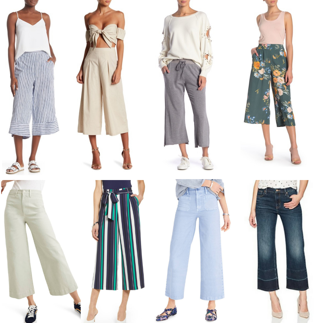 Trending: Cropped Wide Leg Pants - For The Love Of Glitter