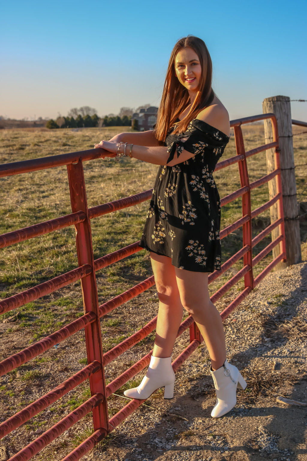 Yellow Floral Print Tie-Sleeve Dress - For The Love Of Glitter