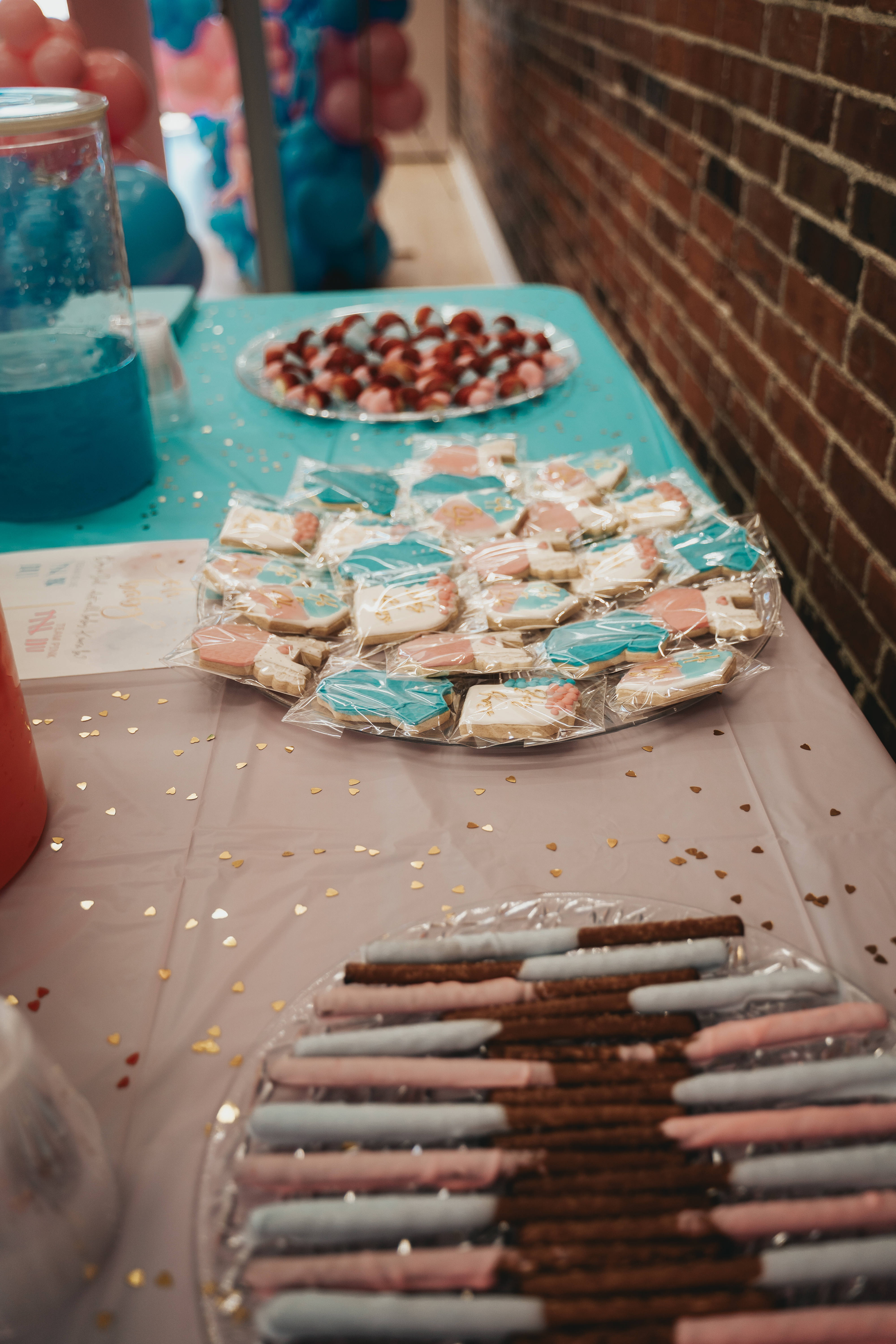 gender reveal party snacks