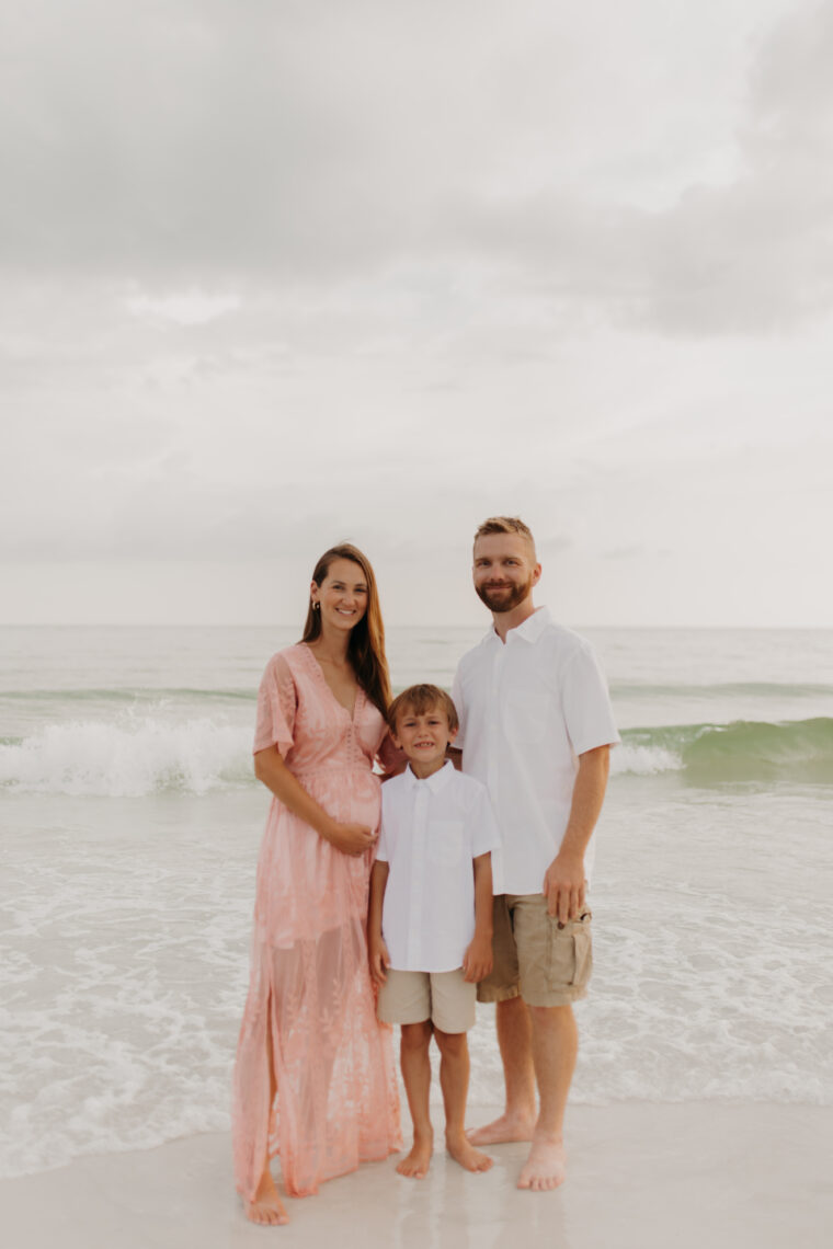 family beach photo